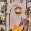 Koyoto Lampadaire Noir, 1 lumière