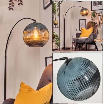 Koyoto Lampadaire Noir, 1 lumière