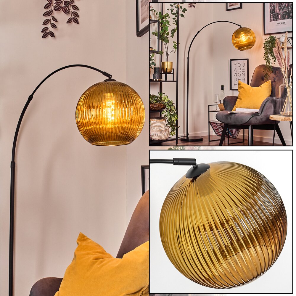 Koyoto Lampadaire Noir, 1 lumière main product photo