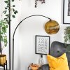 Koyoto Lampadaire Noir, 1 lumière