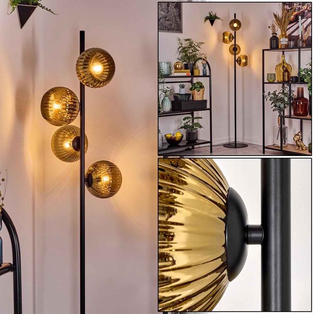 Koyoto Lampadaire 31 cm Or, 4 lumières main product photo