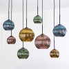 Koyoto Suspension, Boule lumineuse, Suspension Écru, Noir, 8 lumières