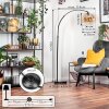 Koyoto Lampadaire Noir, 1 lumière