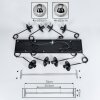 Gastor Suspension, Boule lumineuse, Suspension Fumé, 8 lumières