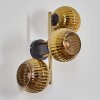 Koyoto Boule lumineuse, Applique murale Or, Noir, 3 lumières