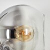 Koyoto Boule lumineuse, Applique murale Clair, Fumé, 3 lumières