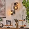 Koyoto Boule lumineuse, Applique murale Clair, Fumé, 3 lumières