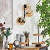 Koyoto Boule lumineuse, Applique murale Ambre, 3 lumières