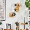 Koyoto Boule lumineuse, Applique murale Ambre, 3 lumières