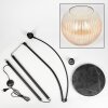 Koyoto Lampadaire, Lampadaires arc Noir, 1 lumière