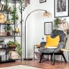 Koyoto Lampadaire, Lampadaires arc Noir, 1 lumière