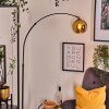 Koyoto Lampadaire Noir, 1 lumière