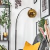 Koyoto Lampadaire, Lampadaires arc Noir, 1 lumière