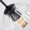 Koyoto Suspension, Boule lumineuse, Suspension grappe 30 cm Clair, 3 lumières