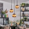 Koyoto Suspension, Boule lumineuse, Suspension grappe Cuivré, 3 lumières