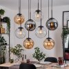 Gastor Suspension, Boule lumineuse, Suspension Ambre, Clair, Fumé, 8 lumières