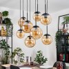 Gastor Suspension, Boule lumineuse, Suspension Ambre, 8 lumières