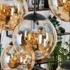 Gastor Suspension, Boule lumineuse, Suspension Ambre, 8 lumières