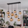 Gastor Suspension, Boule lumineuse, Suspension Ambre, 8 lumières