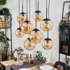 Gastor Suspension, Boule lumineuse, Suspension Ambre, 8 lumières