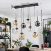 Gastor Suspension, Boule lumineuse, Suspension Ambre, Clair, Fumé, 8 lumières