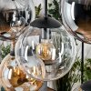 Gastor Suspension, Boule lumineuse, Suspension Ambre, Clair, Fumé, 8 lumières