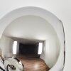 Koyoto Boule lumineuse, Applique murale Chrome, Fumé, 3 lumières
