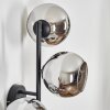Koyoto Boule lumineuse, Applique murale Chrome, Fumé, 3 lumières