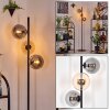 Gastor Lampadaire 34 cm Ambre, Fumé, 3 lumières