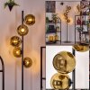 Koyoto Lampadaire 31 cm Or, 5 lumières