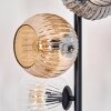 Ripoll Lampadaire Ambre, Clair, Fumé, 6 lumières