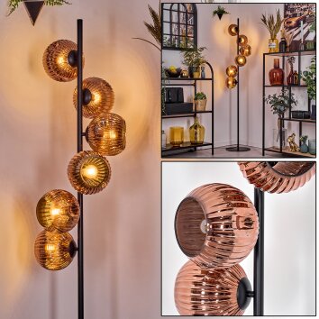 Ripoll Lampadaire Cuivré, 6 lumières Ripoll Lampadaire Cuivré, 6 lumières