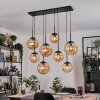 Gastor Suspension, Boule lumineuse, Suspension Ambre, 8 lumières