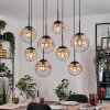 Gastor Suspension, Boule lumineuse, Suspension Ambre, Clair, 8 lumières