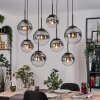 Gastor Suspension, Boule lumineuse, Suspension Clair, Fumé, 8 lumières