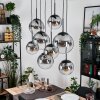 Gastor Suspension, Boule lumineuse, Suspension Clair, Fumé, 8 lumières