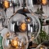 Gastor Suspension, Boule lumineuse, Suspension Ambre, Clair, Fumé, 8 lumières