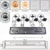 Gastor Suspension, Boule lumineuse, Suspension Ambre, Clair, Fumé, 8 lumières
