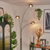 Nikkala Lampadaire Chrome, Blanc, 3 lumières