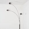 Nikkala Lampadaire Chrome, Blanc, 3 lumières