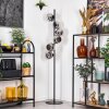 Koyoto Lampadaire 31 cm Chrome, Fumé, 6 lumières