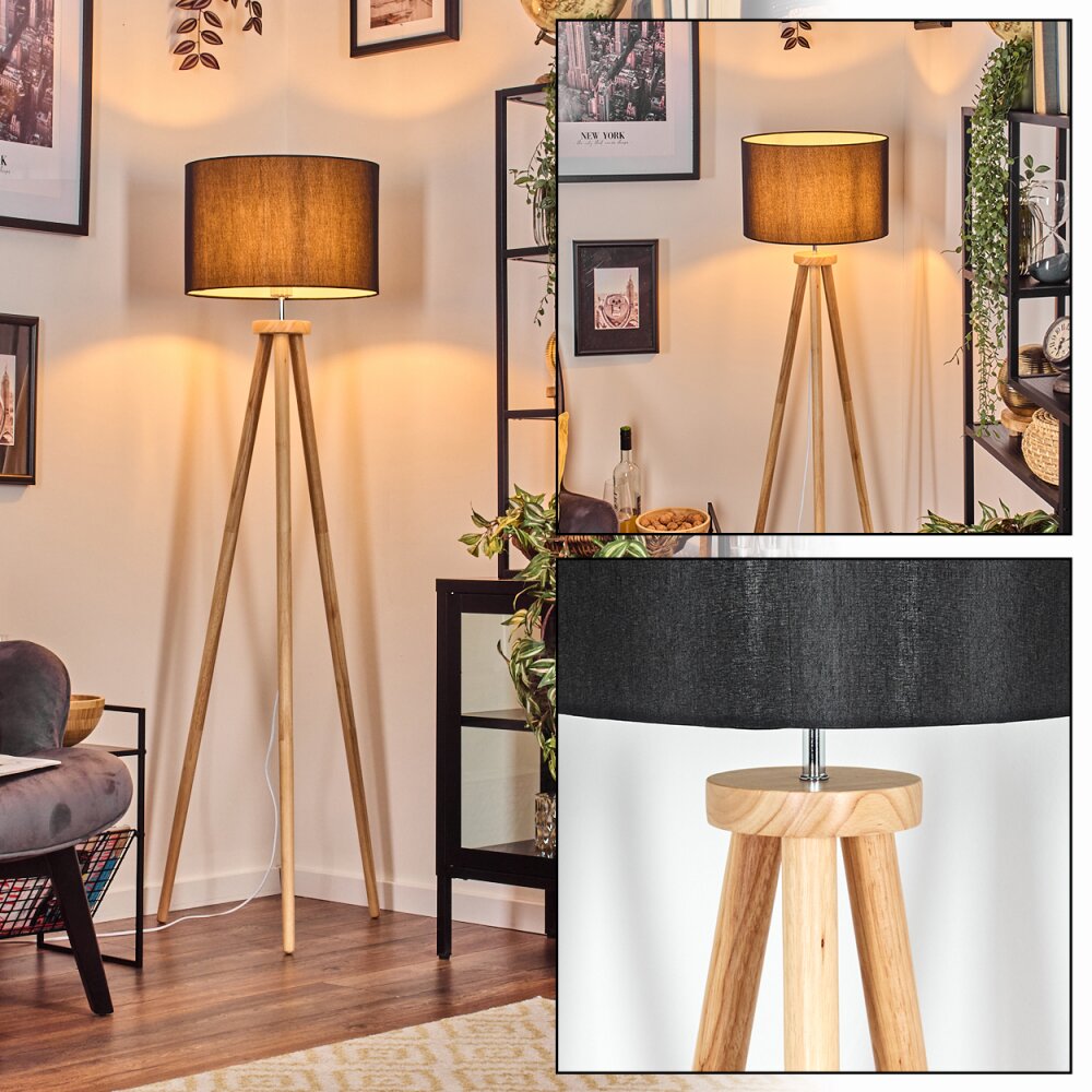Soungou Lampadaire Chrome, Écru, 1 lumière main product photo