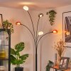Nikkala Lampadaire Noir, 5 lumières