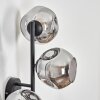 Ripoll Boule lumineuse, Applique murale Fumé, 3 lumières