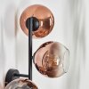 Koyoto Boule lumineuse, Applique murale Clair, Cuivré, 3 lumières
