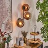 Koyoto Boule lumineuse, Applique murale Clair, Cuivré, 3 lumières