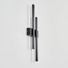Glara Lampe murale d´extérieur, Applique murale LED Noir, 2 lumières