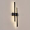Glara Lampe murale d´extérieur, Applique murale LED Noir, 2 lumières