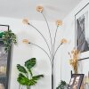 Nikkala Lampadaire Chrome, Blanc, 5 lumières