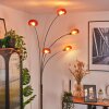 Nikkala Lampadaire Chrome, Blanc, 5 lumières